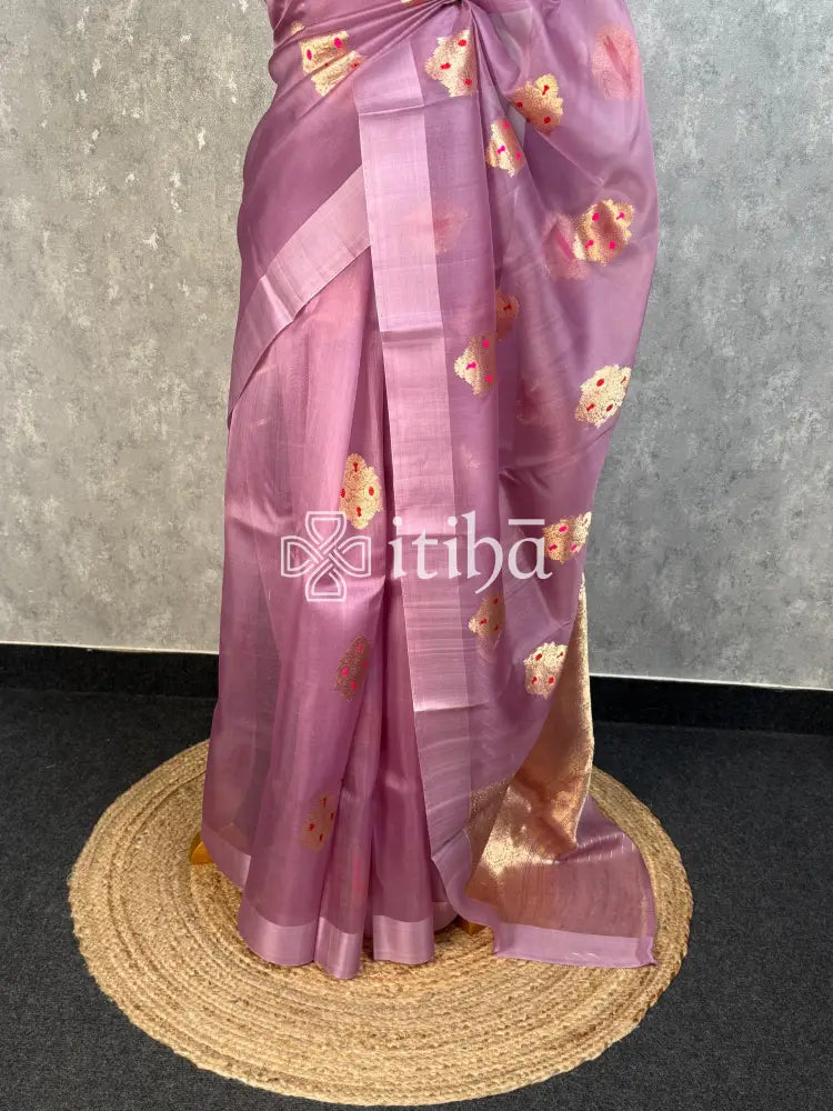 SILK ORGANZA BANARASI SAREE