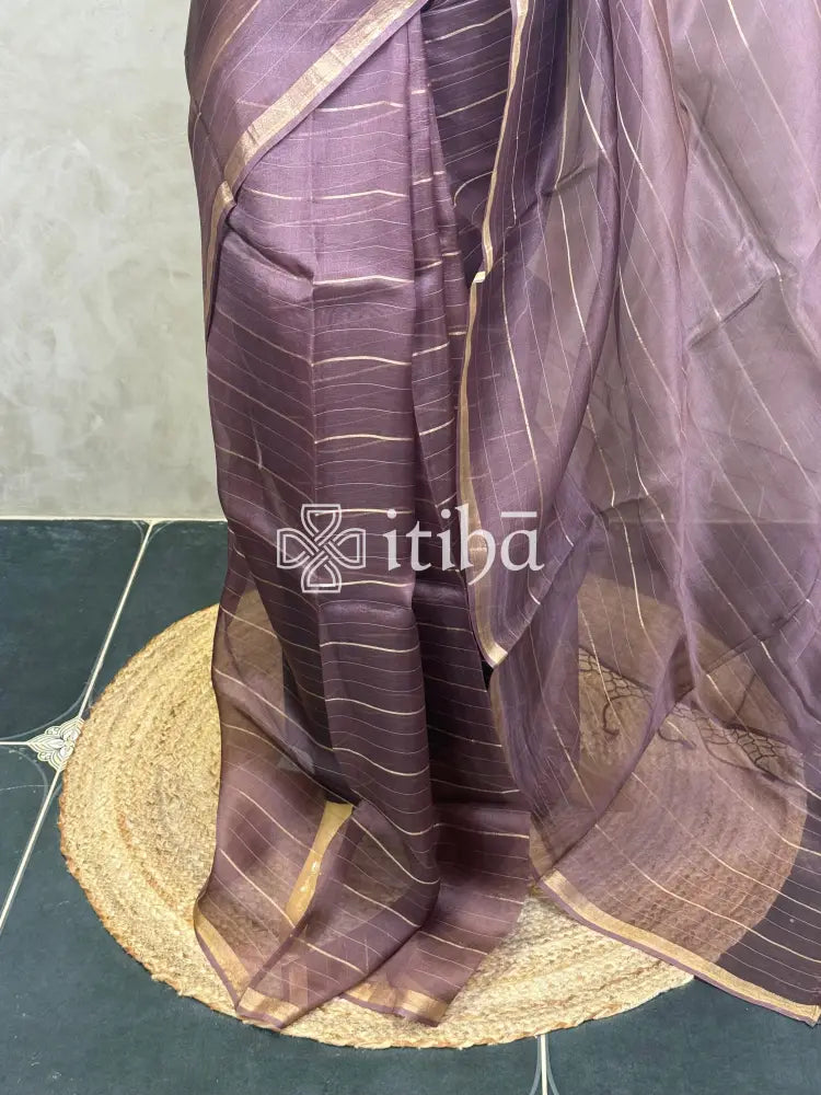 SILK ORGANZA BANARASI SAREE