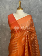 SILK ORGANZA BANARASI SAREE