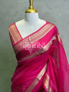 SILK ORGANZA BANARASI SAREE
