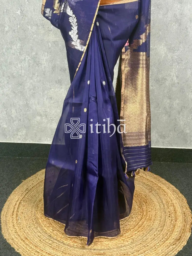 SILK ORGANZA BANARASI SAREE