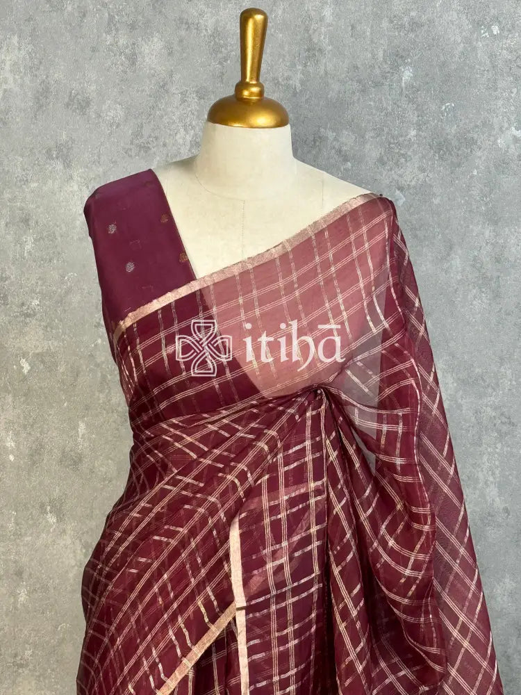 SILK ORGANZA BANARASI SAREE