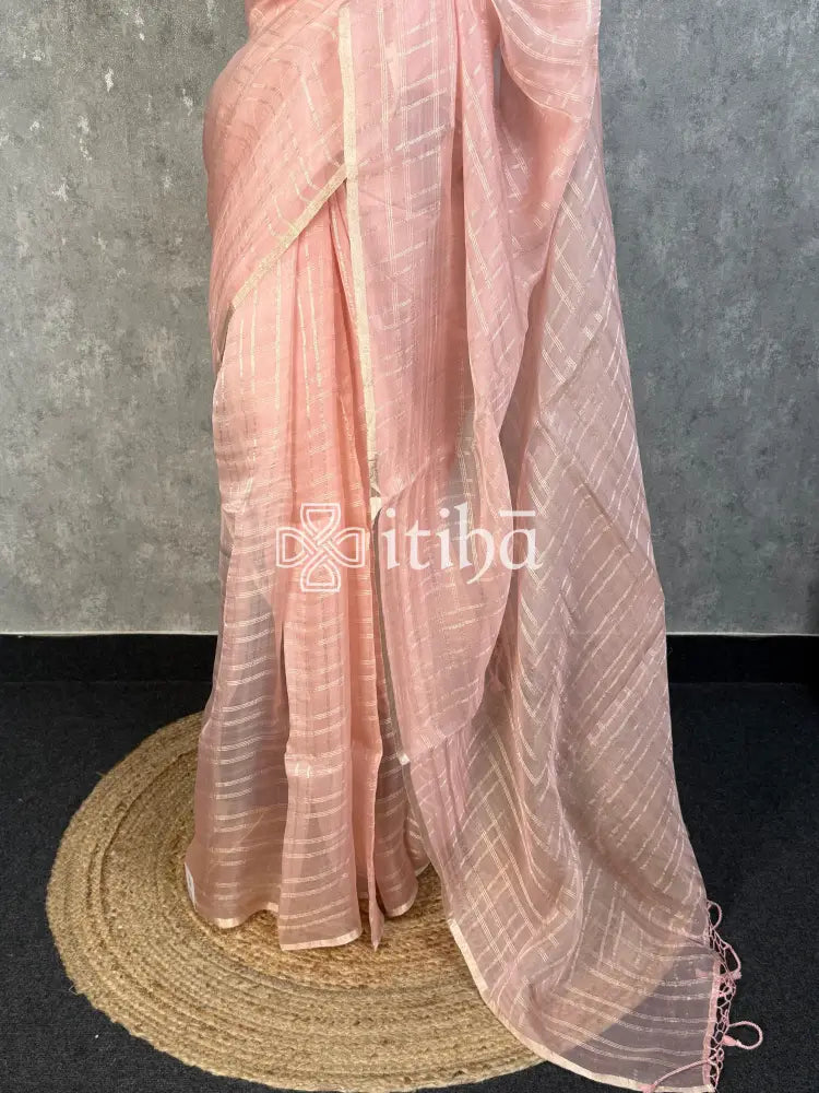 SILK ORGANZA BANARASI SAREE