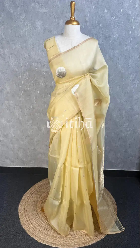 SILK ORGANZA BANARASI SAREE