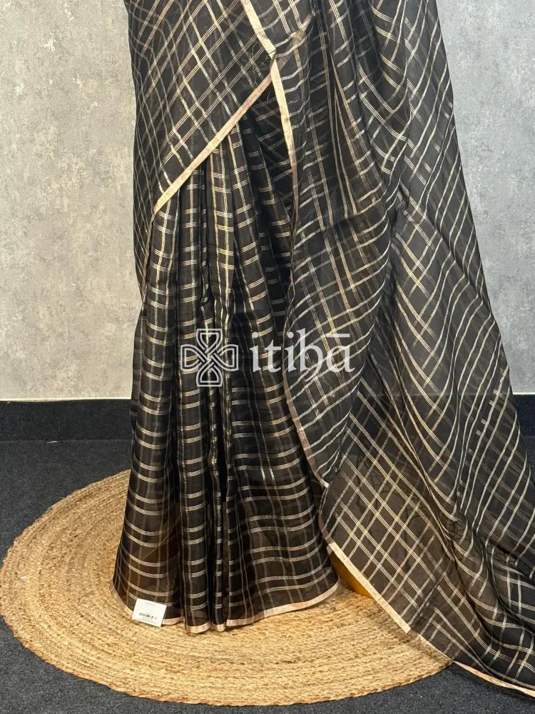 SILK ORGANZA BANARASI SAREE