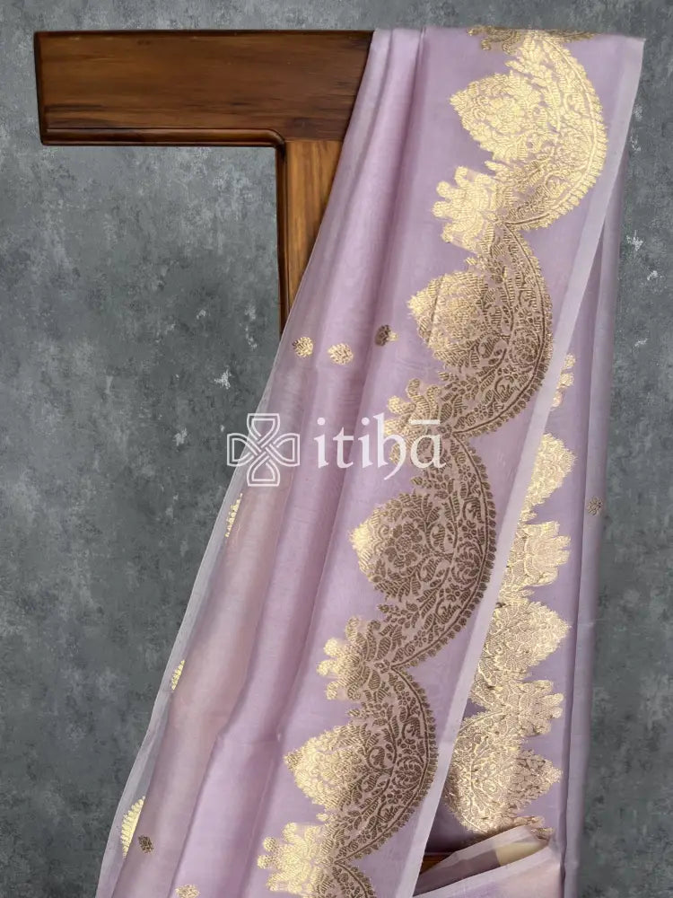 SILK ORGANZA BANARASI SAREE