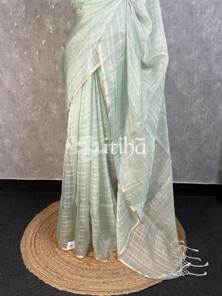 SILK ORGANZA BANARASI SAREE