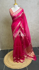 SILK ORGANZA BANARASI SAREE