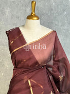 SILK ORGANZA BANARASI SAREE
