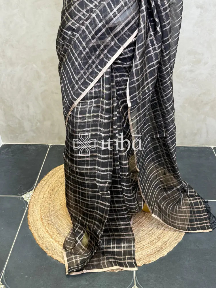 SILK ORGANZA BANARASI SAREE