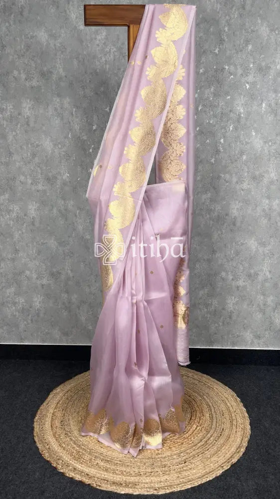 SILK ORGANZA BANARASI SAREE