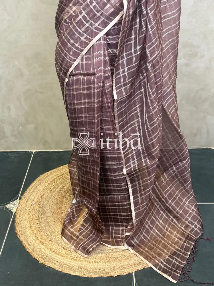 SILK ORGANZA BANARASI SAREE