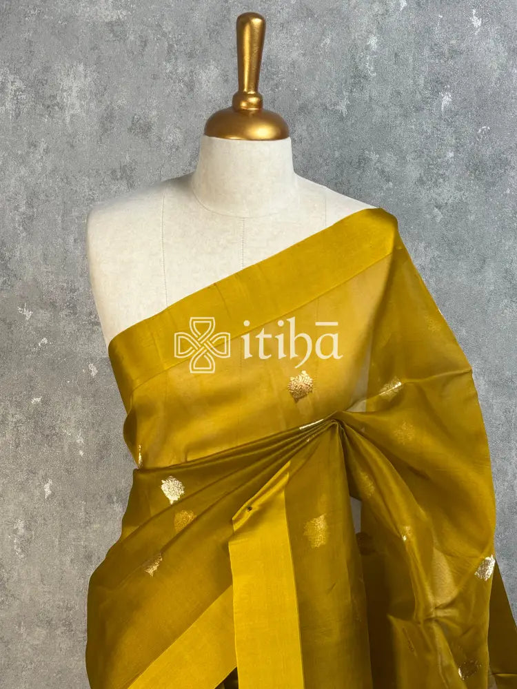SILK ORGANZA BANARASI SAREE
