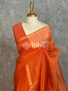 SILK ORGANZA BANARASI SAREE