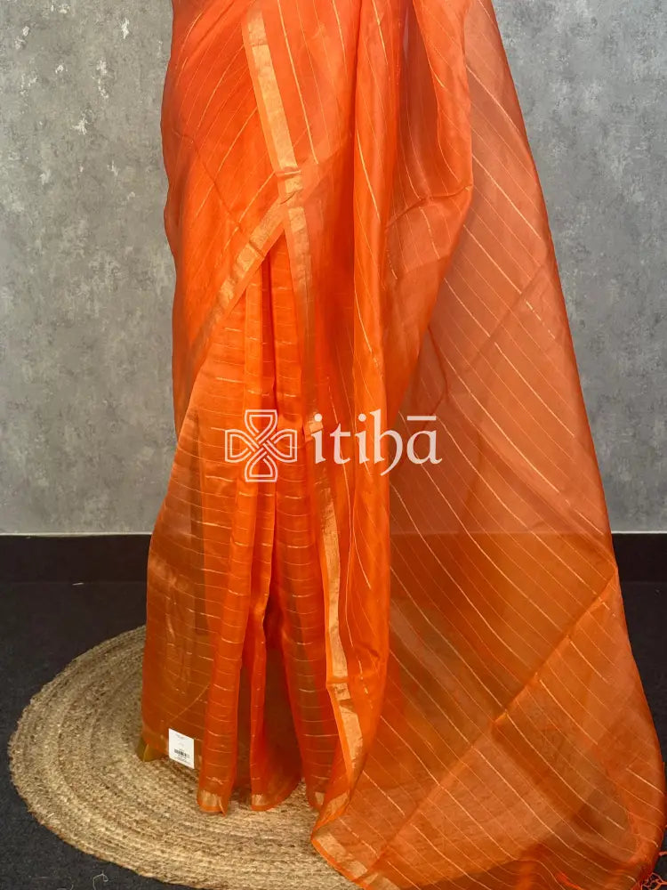 SILK ORGANZA BANARASI SAREE
