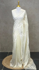SILK ORGANZA EMBROIDERY SAREE
