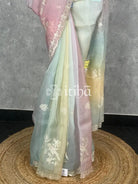 SILK ORGANZA EMBROIDERY SAREE