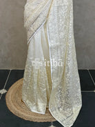 SILK ORGANZA EMBROIDERY SAREE