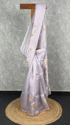 SILK ORGANZA EMBROIDERY SAREE