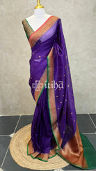 SILK ORGANZA HANDLOOM BANARASI SAREE