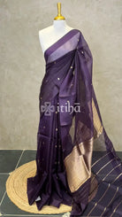 SILK ORGANZA HANDLOOM BANARASI SAREE