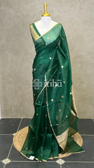 SILK ORGANZA HANDLOOM BANARASI SAREE