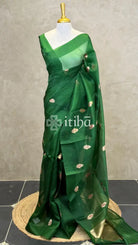 SILK ORGANZA HANDLOOM BANARASI SAREE