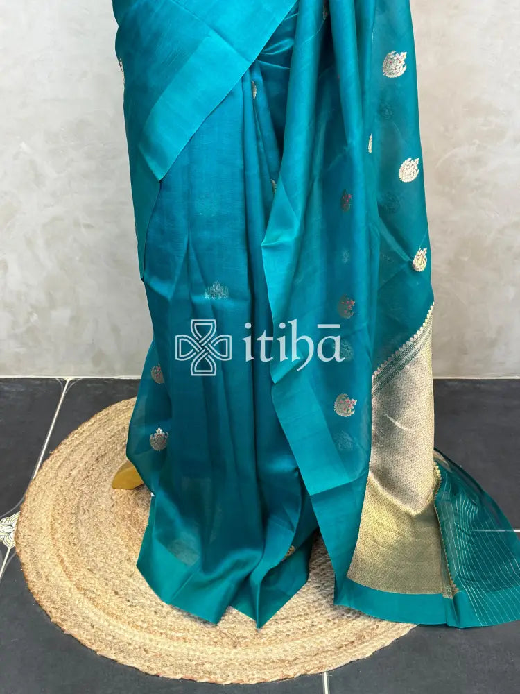 SILK ORGANZA HANDLOOM BANARASI SAREE