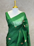 SILK ORGANZA HANDLOOM BANARASI SAREE
