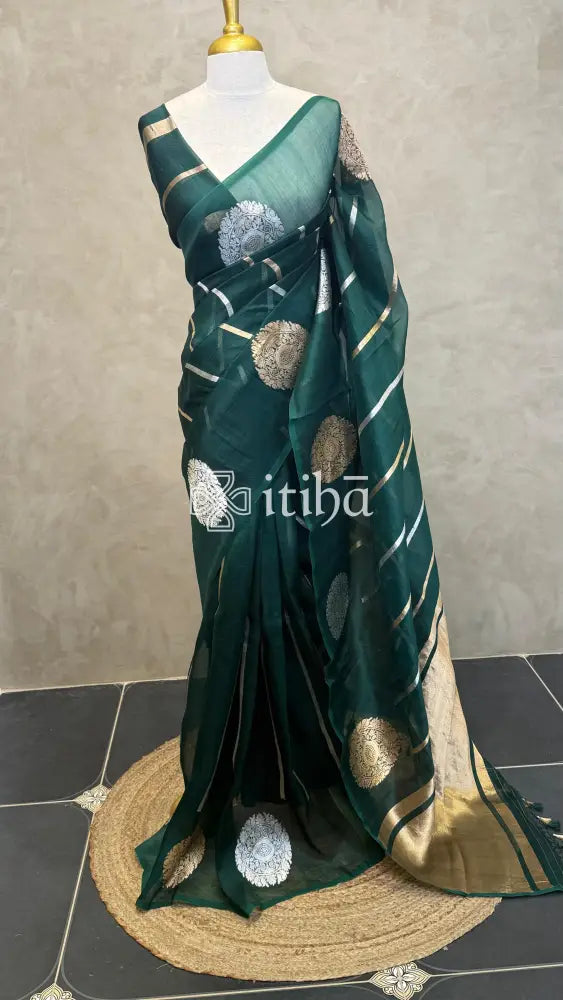SILK ORGANZA SAREE