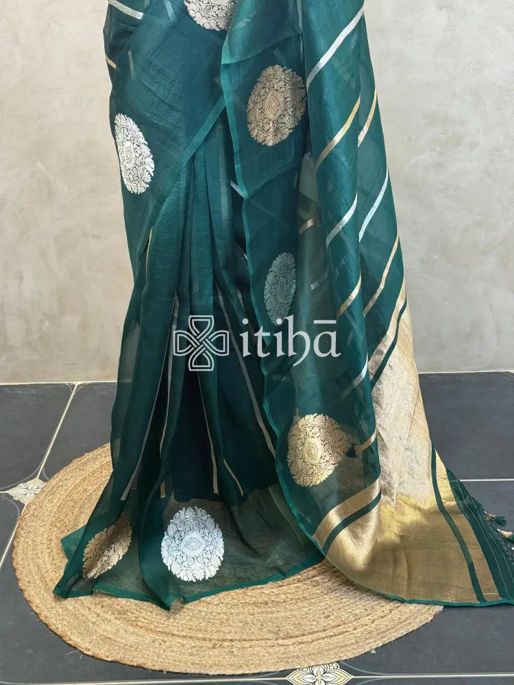 SILK ORGANZA SAREE