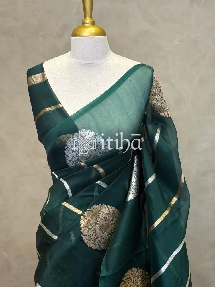 SILK ORGANZA SAREE