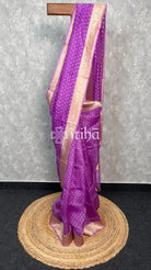 SILK ORGANZA ZARI BANARASI SAREE