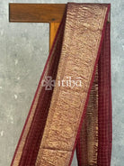 SILK ORGANZA ZARI CRUSH BANARASI SAREE