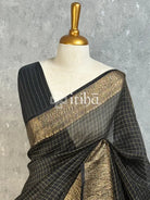 SILK ORGANZA ZARI CRUSH BANARASI SAREE