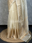 SILK ORGANZA ZARI CRUSH BANARASI SAREE