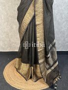 SILK ORGANZA ZARI CRUSH BANARASI SAREE