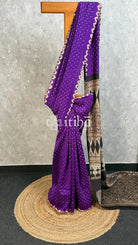 SOFT KATAN BHANDHEJ BANARASI SAREE
