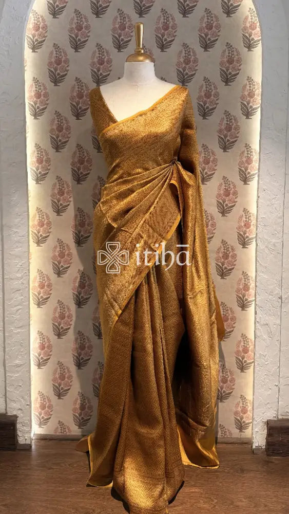SOFT KATAN SILK ANTIQUE BANARASI SAREE