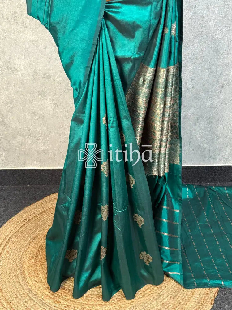 SOFT KATAN SILK BANARASI SAREE