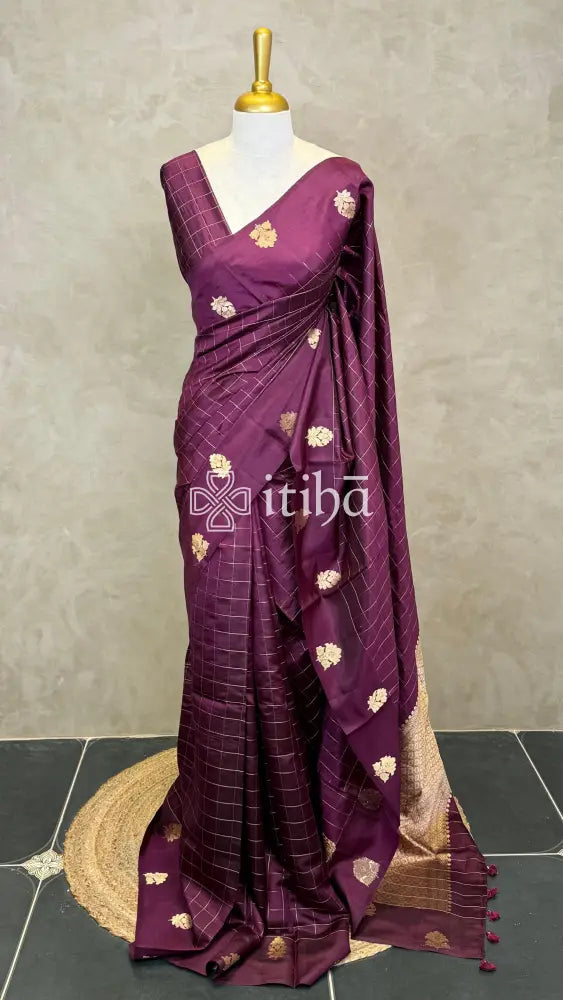 SOFT KATAN SILK BANARASI SAREE