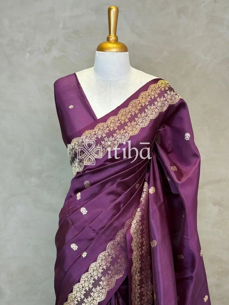 SOFT KATAN SILK BANARASI SAREE