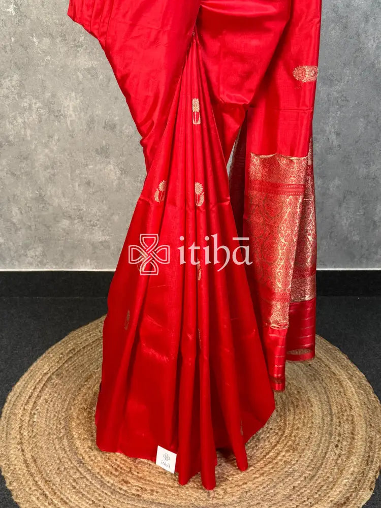 SOFT KATAN SILK BANARASI SAREE