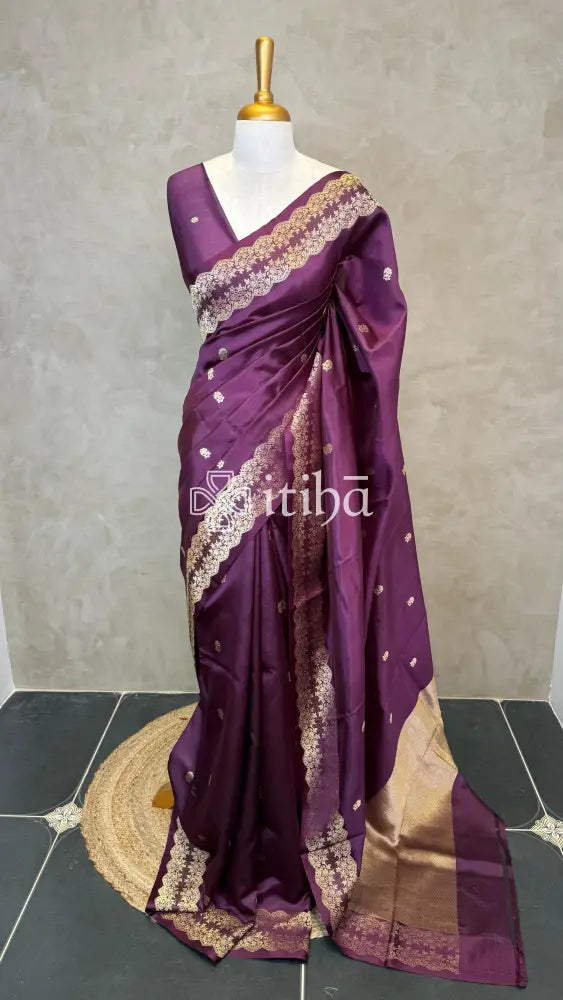 SOFT KATAN SILK BANARASI SAREE