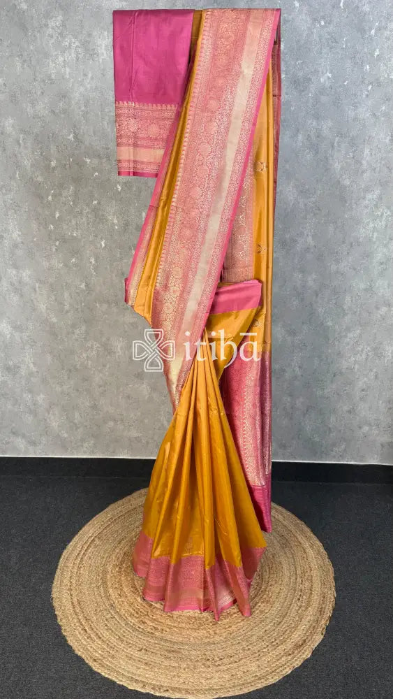 SOFT KATAN SILK KADUA WEAV BANARASI SAREE