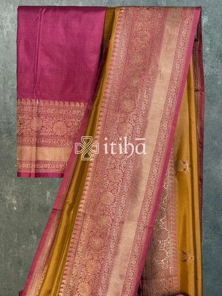 SOFT KATAN SILK KADUA WEAV BANARASI SAREE