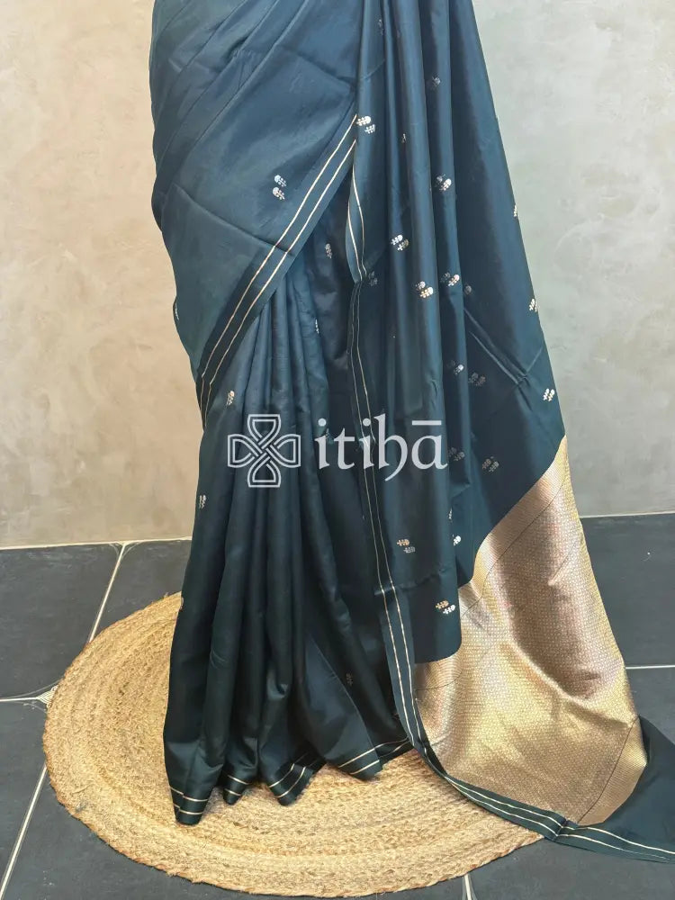 SOFT KATAN SILK MEENAKARI BANARASI SAREE