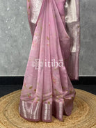SOFT ORGANZA PRINTED SAREE