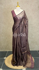 TISSUE KORA MUSLIN SILK SAREE