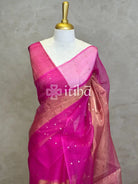 TISSUE KORA MUSLIN SILK SAREE